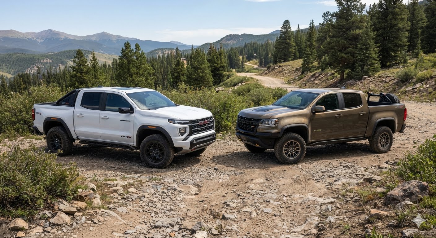 Canyon AT4X vs. Colorado ZR2: Which Midsize Rules the Trail?