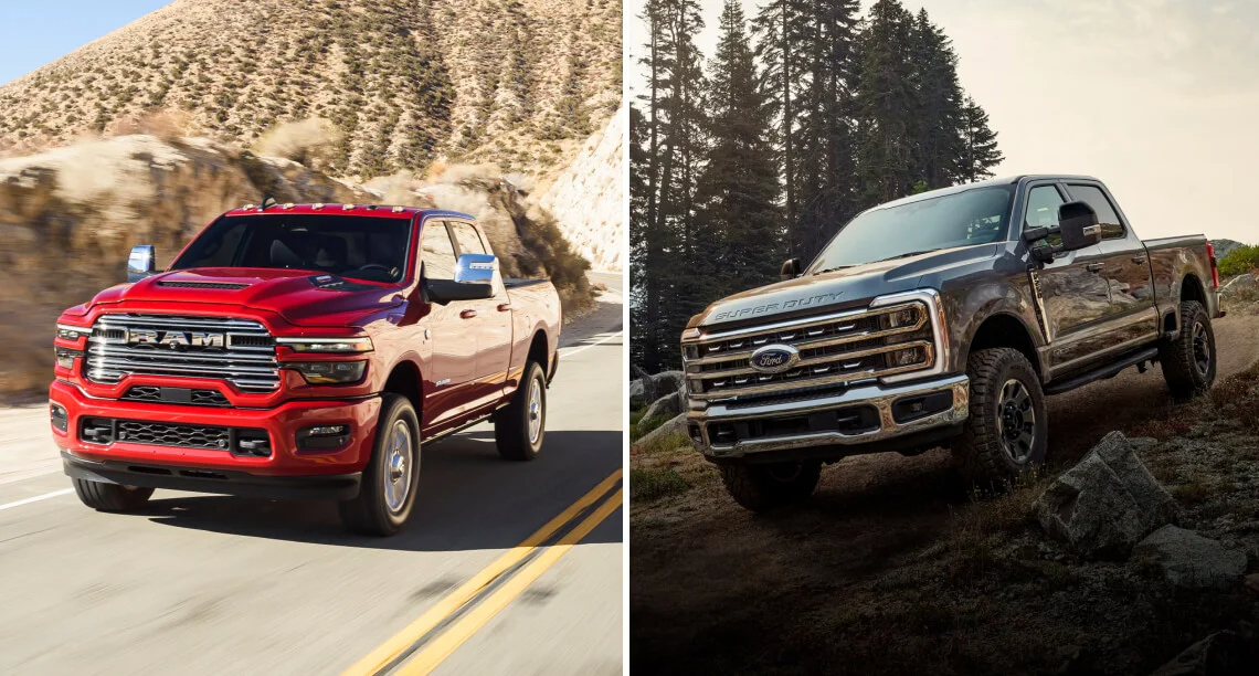 2026 Ram 2500 vs. Ford F-250: Which Heavy-Duty Truck Is Better for the Jobsite?