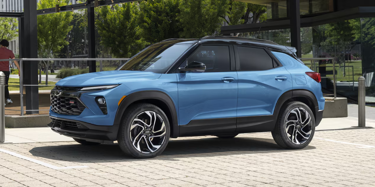 Chevrolet Trailblazer compact SUV on a city street